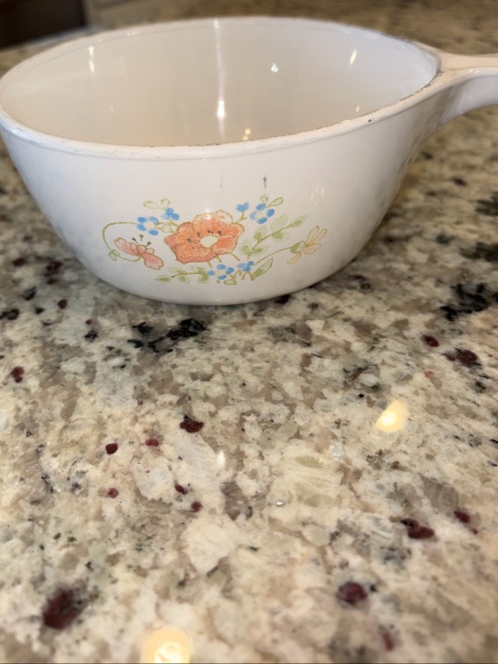 Vintage Corningware Wildflower Saucepan 750ml No Lid